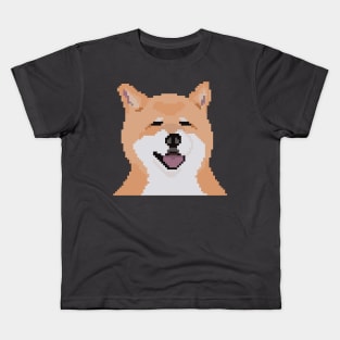 Shiba Inu - Pixel Kids T-Shirt